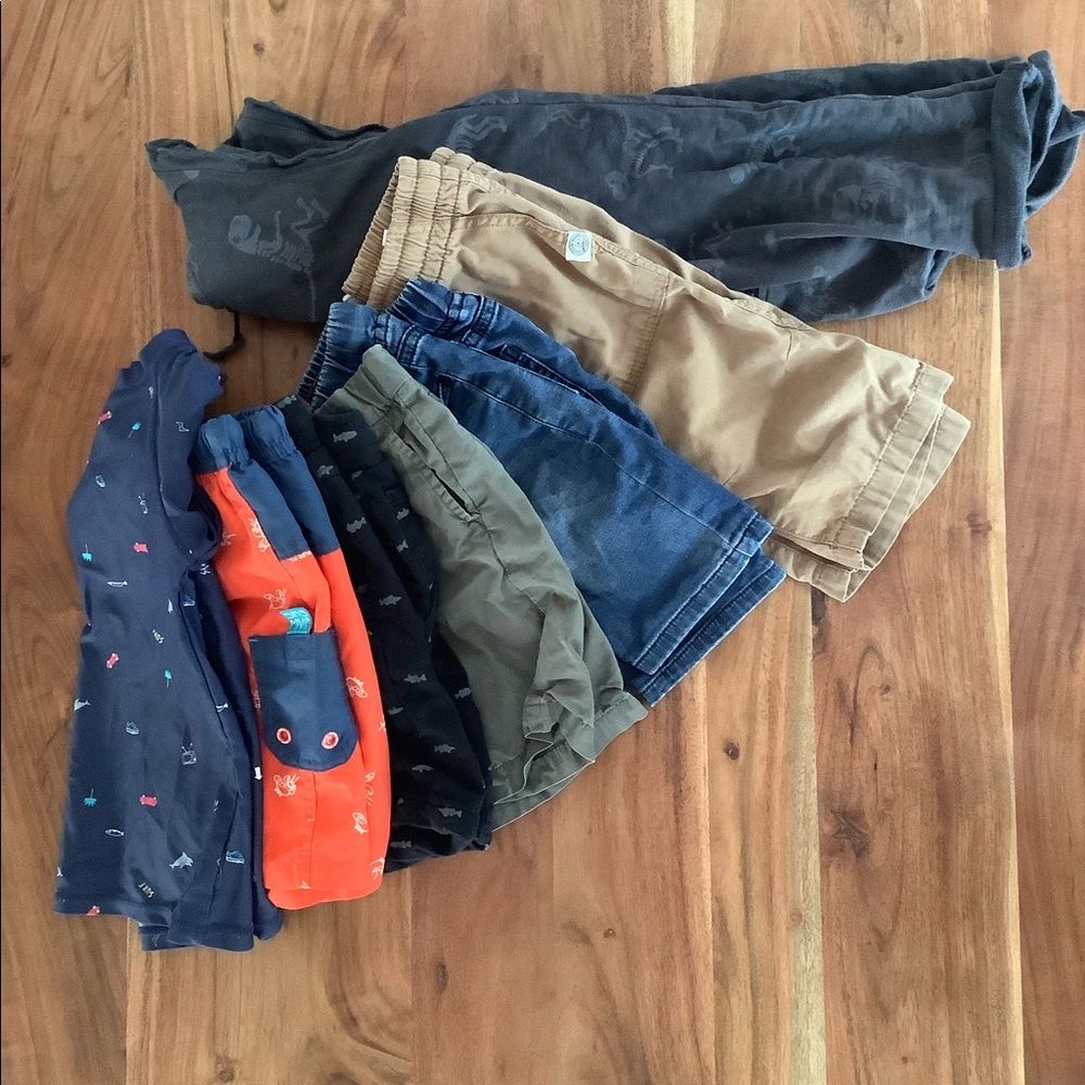 Little boy Shorts bundle 3-4 T & swimsuit